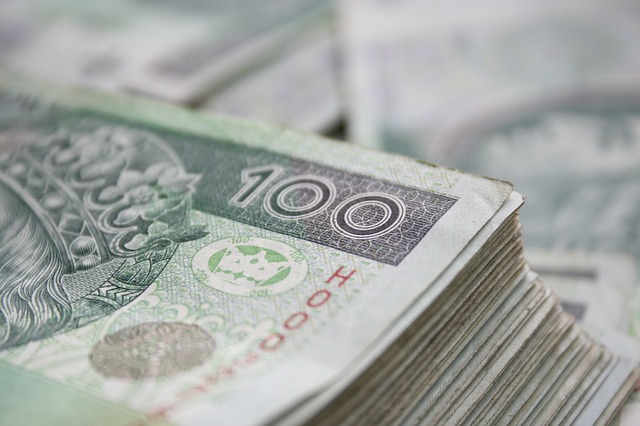 Stos banknotów