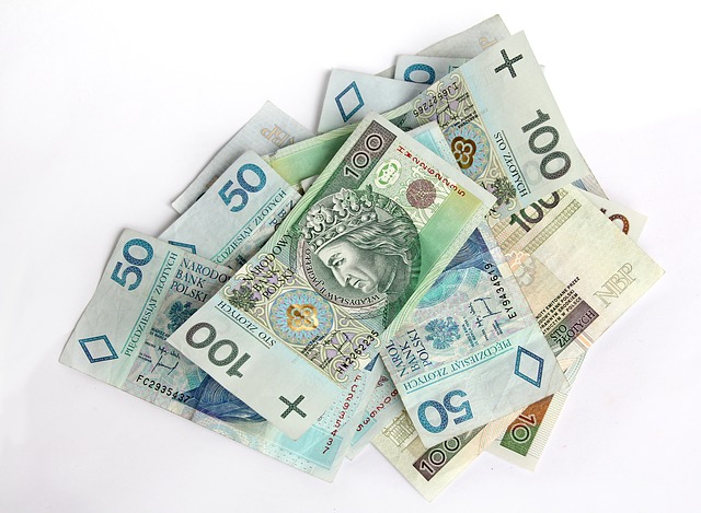Pożyczka pieniędzy banknotów polskich